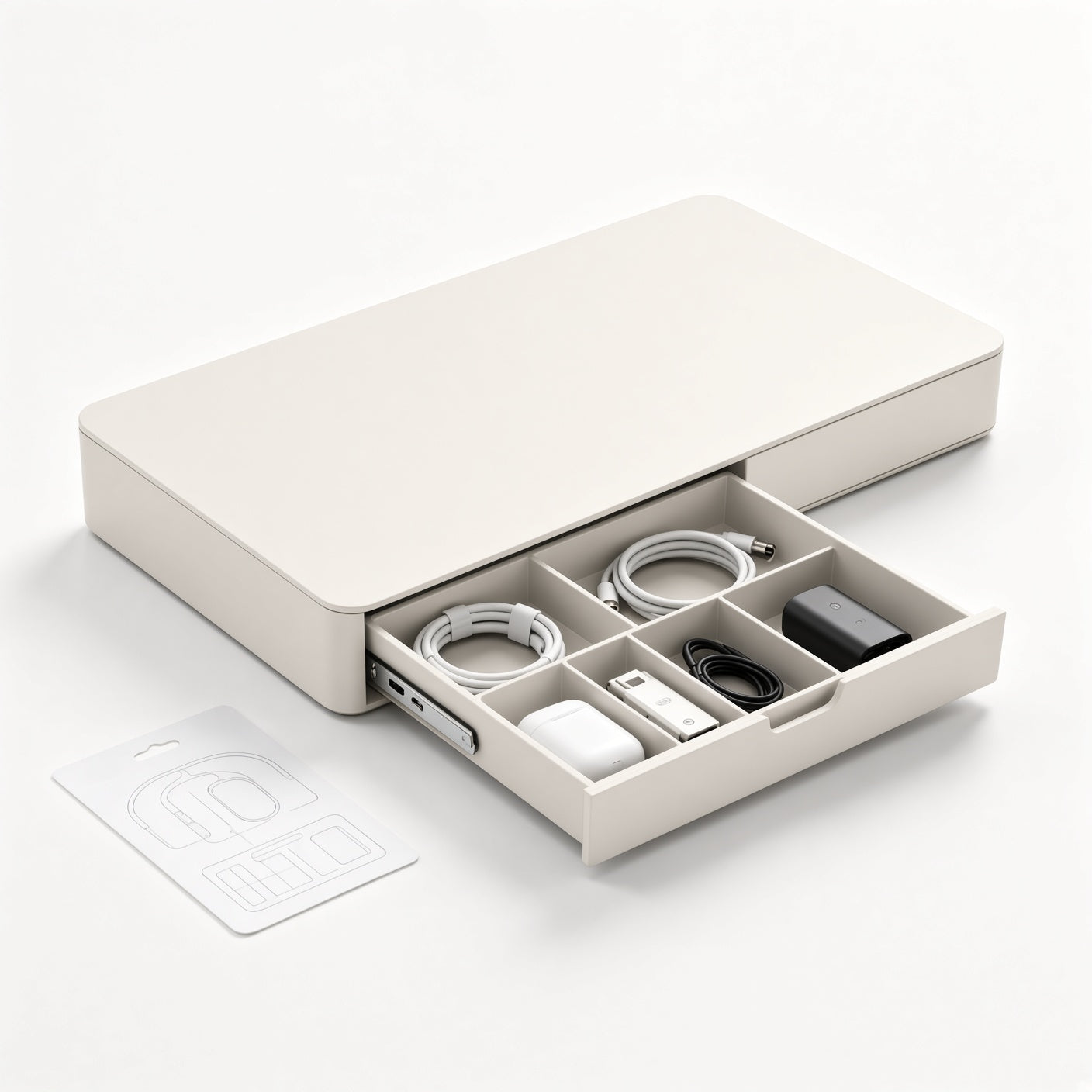 Under Desk Drawer Organizer