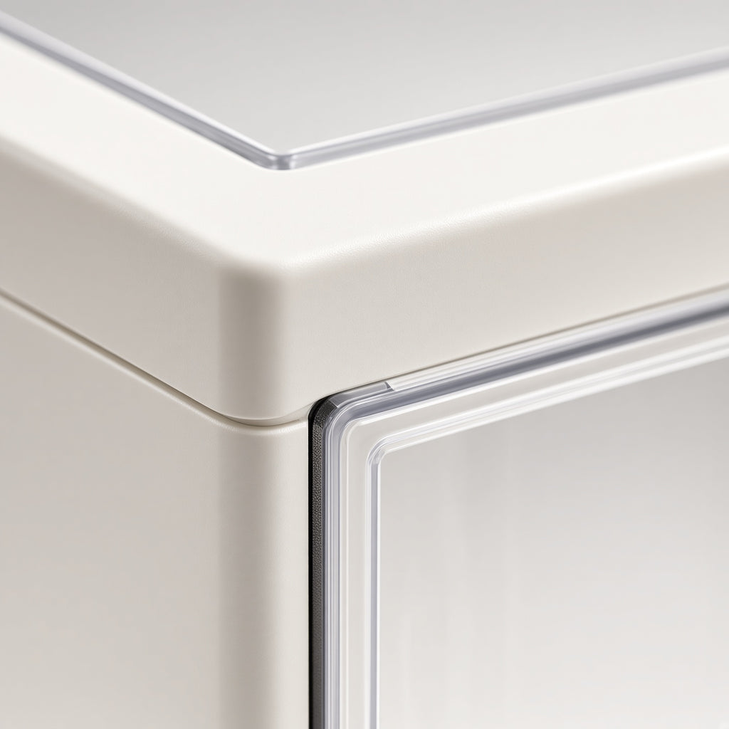 Stackable Clear Shoe Storage Box with Magnetic Door