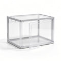 Stackable Clear Shoe Storage Box with Magnetic Door