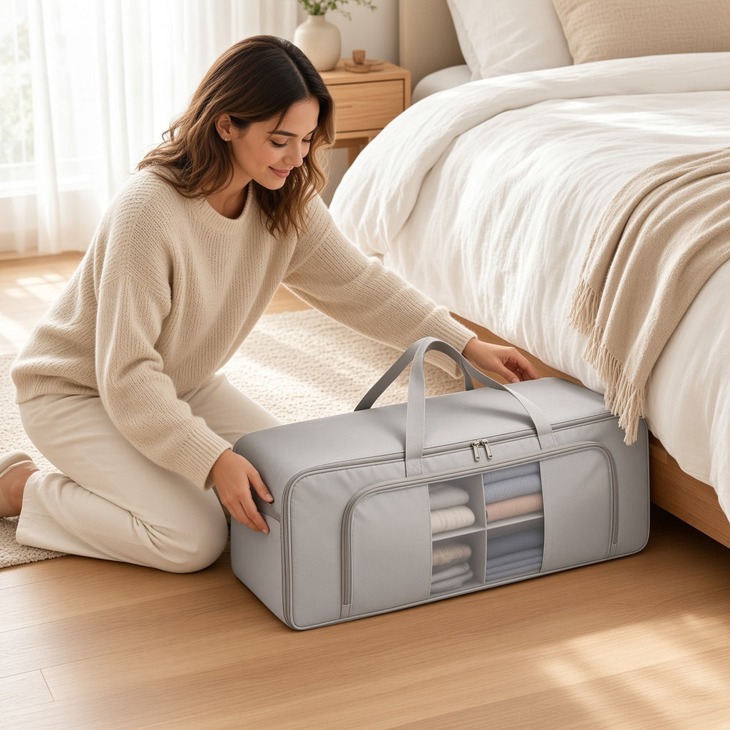 Ultra Thin Flat Under Bed Storage Bag