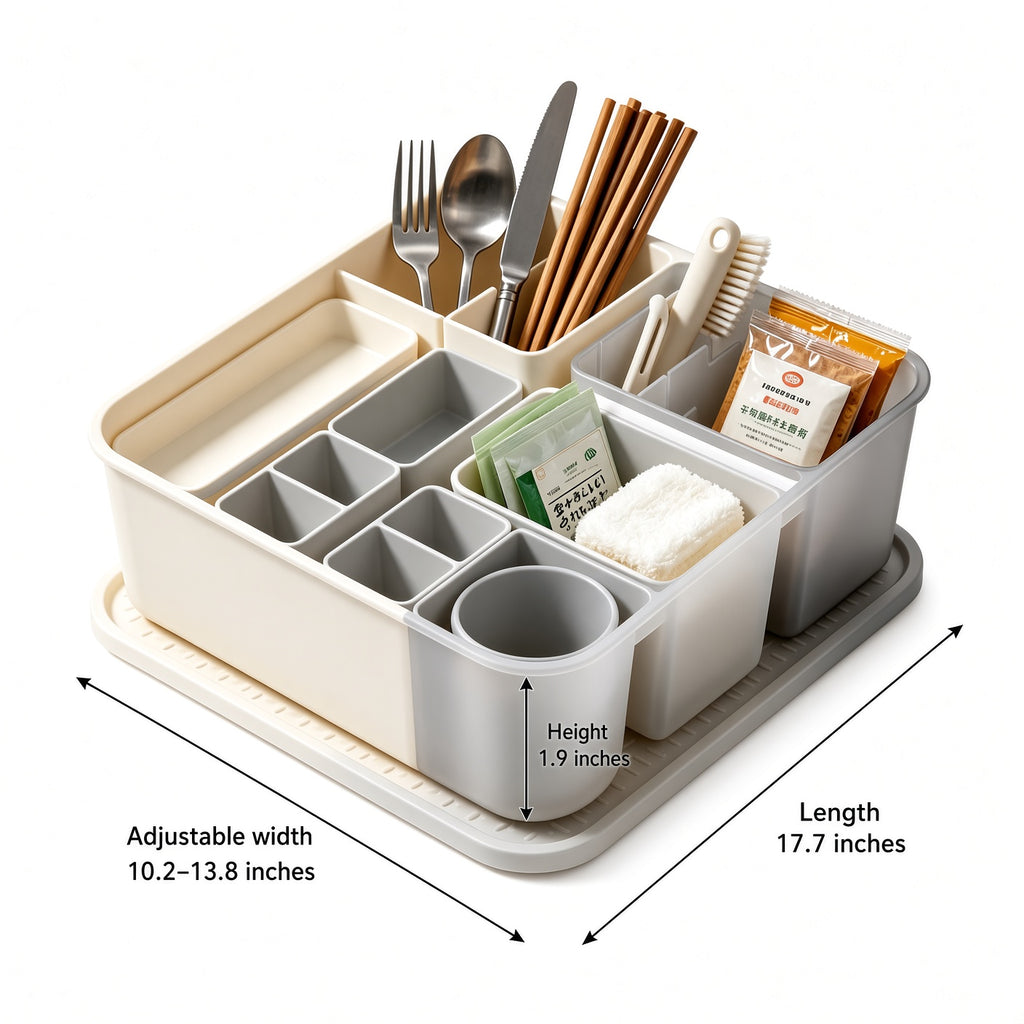 Adjustable Expandable Kitchen Drawer Organizer