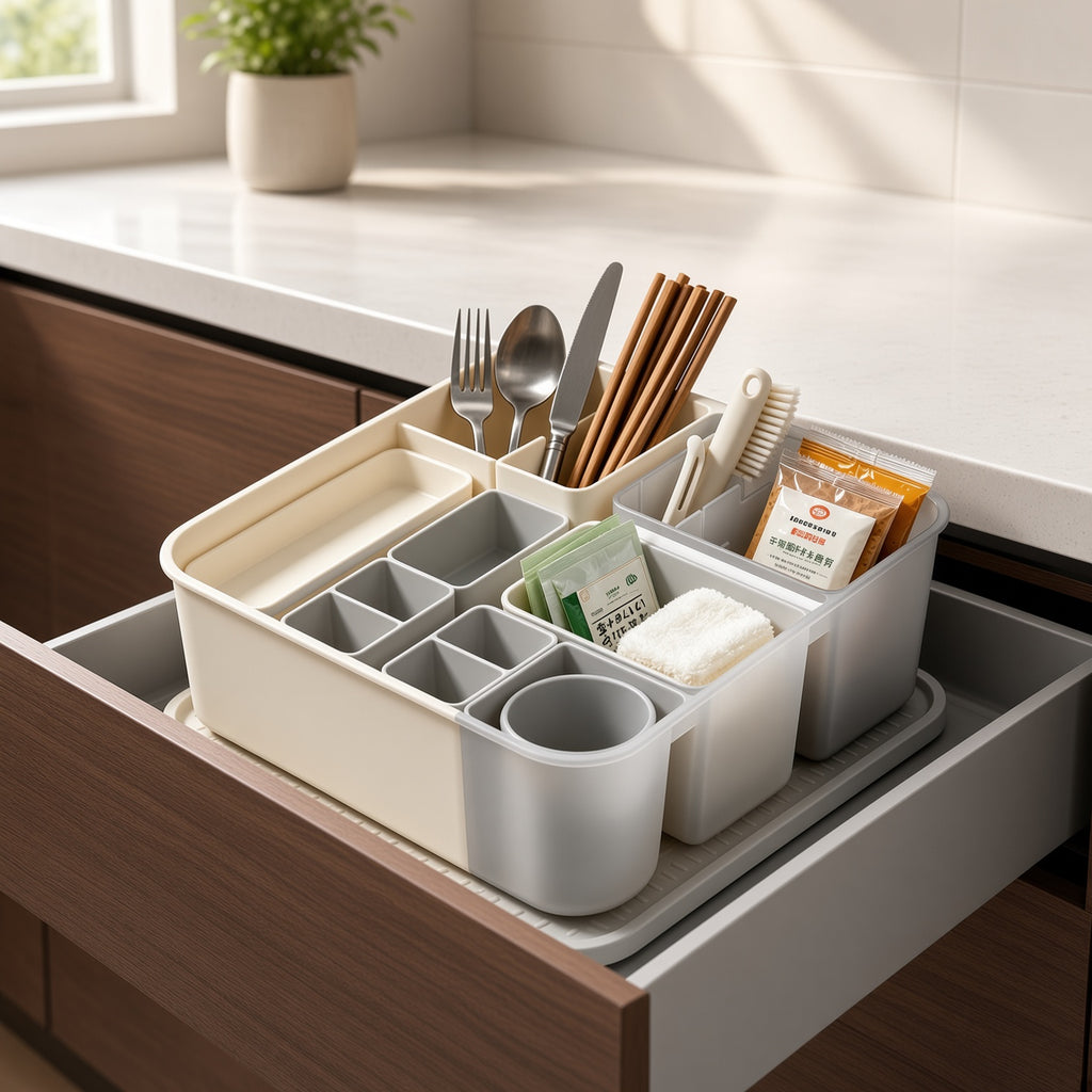 Adjustable Expandable Kitchen Drawer Organizer