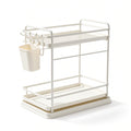 2-Tier Stackable Kitchen Cabinet Storage Rack