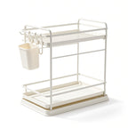 2-Tier Stackable Kitchen Cabinet Storage Rack