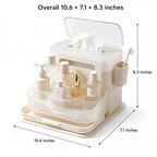 Dustproof Bathroom Countertop Storage Organizer