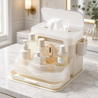 Dustproof Bathroom Countertop Storage Organizer