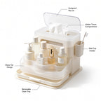 Dustproof Bathroom Countertop Storage Organizer