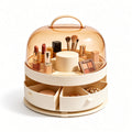360° Rotating Ring Makeup Storage Box